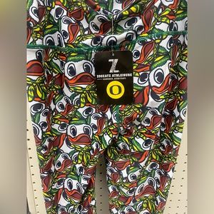 ZooZatz College Althletic Leggings Medium BRAND NEW Oregon Ducks